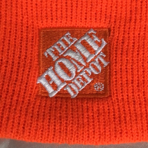 Unisex Orange Home Depot Beanie NWOT - Picture 5 of 6